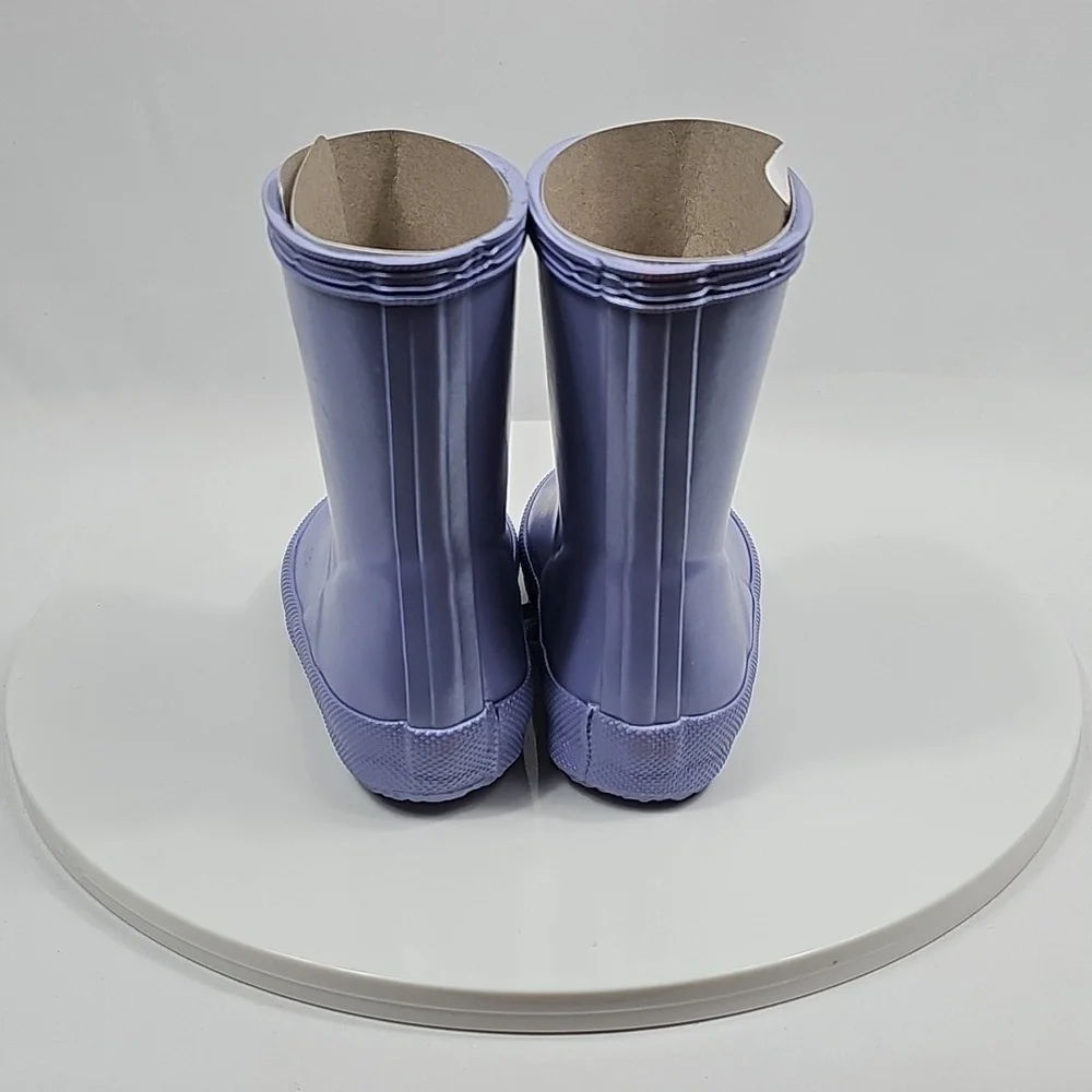 NIB Hunter Toddler First Classic Nebula Rain Boots Iridescent Purple Lavender 5